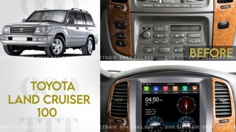 Màn hình DVD Android Tesla Toyota Land Cruiser 1998 - 2007